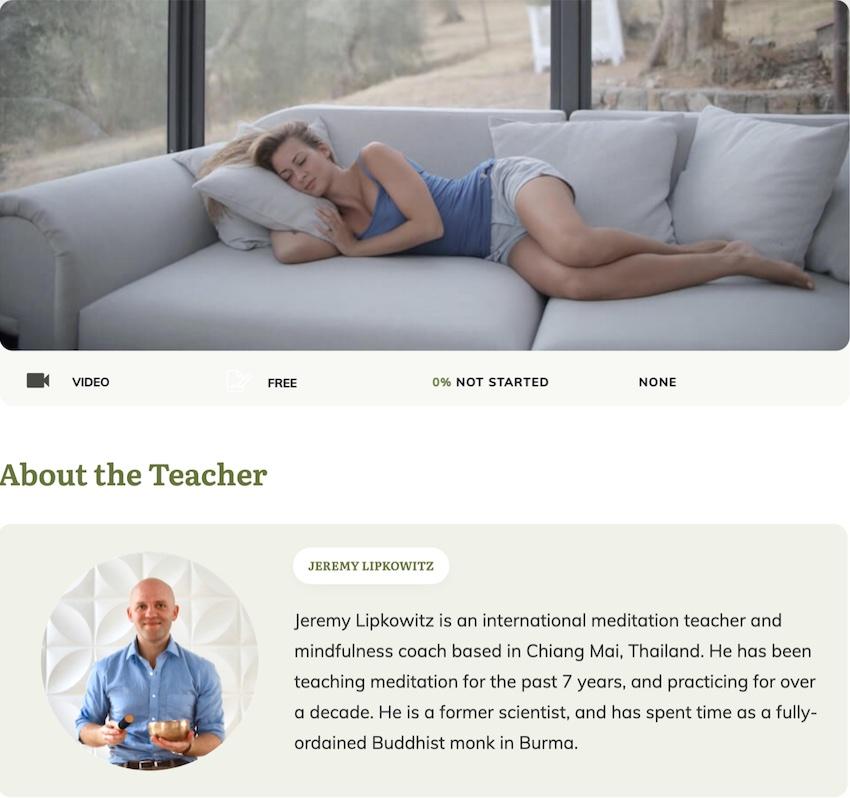 Sleep Meditations Online Course